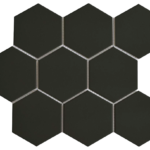 Black Hexagon Mosaic